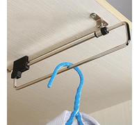 Heavy Duty Retractable Wardrobe Closet Pull Out Rod, Hanger Trousers Pull Out Hanger Rail Telescopic, Closet Rod for Wardrobe Houseware