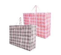 Heavy Duty Reusable Clothes Storage | Assorted Colours Storage Bags for Moving, Clothes & Travel | Extra Large Jumbo Laundry Bags with Zips | Reusable Clothes Organiser (Spacious Size, 2, count)