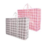 Heavy Duty Reusable Clothes Storage | Assorted Colours Storage Bags for Moving, Clothes & Travel | Extra Large Jumbo Laundry Bags with Zips | Reusable Clothes Organiser (Mega Jumbo Size, 2, count)