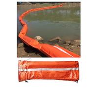 Heavy-Duty Reusable Oil Boom Barrier - Effective Spill Containment Solution for Emergency Response in Waterways, Lakes, and Ponds - Durable & Reliable Water Safety Equipment