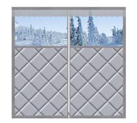 Heavy Duty Reusable PU Window Insulation Kit Ultimate Cold Protection for Winter Energy Efficient Window Covers Thermal Barrier for Home & Office