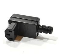 kenable Heavy Duty Rewireable Right Angle IEC C13 Female Socket Plug 10A 250V