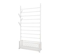 Heavy Duty Ribbon Organizer Rack - Commercial Fabric Roll Storage Stand for Gift Wrapping Paper Display - Floor Standing Iron Rack