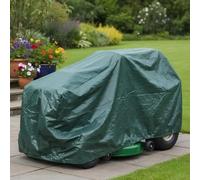 Heavy Duty Ride-On Lawn Mower Cover - Waterproof Garden Tractor Cover for Decks up to 54" - Durable PE Green Polyester Fabric, Weather Resistant Protection for Sit-On Mowers, 72x54x46 Inches