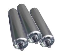 Heavy-Duty Roller Conveyors - Galvanized Steel for Efficient Material Handling in Factories and Warehouses - Optimal for Industrial Use