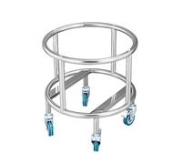 Heavy-Duty Rolling Bucket with Swivel Casters for Easy Transport in Restaurants and Canteens