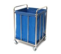 Heavy Duty Rolling Laundry Cart with Waterproof Linen Bag, Commercial Laundry Hamper on Wheels for Hospital, Hotel, Nursing Home and Household Laundry Organization