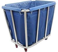 Heavy-Duty Rolling Trolley Cart with Removable Bags Laundry Sorter on Wheels Multi-Purpose Household Service Cart for Home Hotel Office or Commercial Use