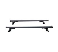 Heavy-duty Roof Bars 125CM 135CM Universal Car Roof Racks Kit No Need Rail Aluminum Alloy Crossbar Luggage Carrier For Sedan Saloon(125cm black)