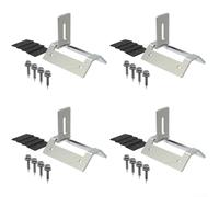Heavy Duty Roof Hook for Pv Systems Stainless Steel for Trapezoidal Clamp Mounting (4pcs )
