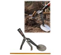 Heavy Duty Root Puller, Manual Tree Stump Remover, Fence Post Puller for Garden Farm, Weed & Corn Root Extraction
