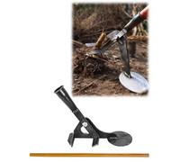 Heavy Duty Root Puller, Manual Tree Stump Remover, Fence Post Puller for Garden Farm, Weed & Corn Root Extraction