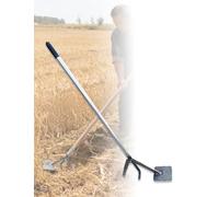 Heavy Duty Root Puller Tool, Serrated Steel Stump Extractor with Anti-Slip Handle for Efficient Weed & Sapling Removal in Garden and Farm