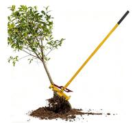 Heavy Duty Root Puller Tool - Stand-Up Leverage Stump Remover for Small Tree Roots, Broken Fence Posts & Snow Stake Extraction