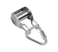 Heavy Duty Rope Pulley, Stainless Block Tackle Kit, with 4.5cm Ceiling Mounted Gym Pulley Trainer, Smooth Lifting Mechanism Tool, Minimal Industrial Style Gear, Pulleys Kit, for Camping Use