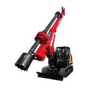 Heavy-Duty Rotary Drilling Rig with Auto Tilt Adjustment and Smart Control for Construction Foundation Piles and Underground Walls
