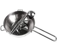 Heavy-Duty Rotary Food Mill and Puree Maker with 2 Quart Capacity&3 Milling Discs, Food Mill, Masher and Strainer, Heavy-Duty Rotary Food Mill and Puree Maker, for baby, Metallic, 190 * 200 * 330mm