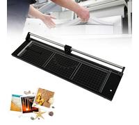 Heavy-Duty Rotary Paper Trimmer with Metal Base for Home and Office, Precise Manual Paper Cutter, Compact Design, 120cm Cutting Length