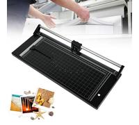 Heavy-Duty Rotary Paper Trimmer with Metal Base for Home and Office, Precise Manual Paper Cutter, Compact Design, 120cm Cutting Length