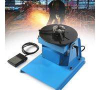 Heavy Duty Rotary Welding Positioner Turntable, Manual Tilt Welding Table, Adjustable Disk Speed 2-16 RPM, 220V for Precision Welding Projects
