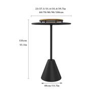 Heavy Duty Rotatable Round Clothes Rack - Freestanding Display Stand for Garages & Boutiques, Durable Circular Tool Pegboard, Floor Standing Garment Rack for Retail and Home Use
