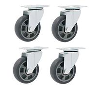 Heavy-duty rotating casters, replacing rubber wheels of trolleys, working table (with brakes)(Universal)