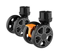 Heavy Duty Rotation Wheels for BY06 Folding Utility Cart Rolling Crate(Black-2PCS)