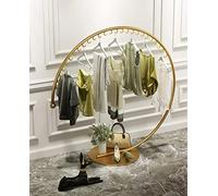 Heavy-Duty Round Clothing Rack Stylish Boutique Display Stand Super Supportive Garment Hanger for Fashion Stores Available in/White/Black