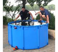 Heavy Duty Round Frame Above Ground Swimming Pool Set 3.2M x 0.8M Family Pool 1699GAL Water Capacity Outdoor Fun with Repair Patch Included