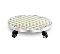 Heavy Duty Round Plant Stand Mover with Wheels, Indoor/Outdoor Plant Caddy Trolley, 120kg Load Capacity Roller Tray Pallet for Easy Plant Mobility