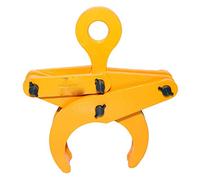 Heavy-Duty Round Plate Lifting Tongs, Practical Vertical Lifting clamp, Reinforced Steel Drum Lifter, Effective Industrial Tool - Tong Spreader Steel,Color-A3