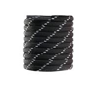 Heavy Duty Round Work Boot Laces - Strong Laces for Walking, Hiking, Safety & Hunting Boots - Steel Toe Cap - Mens & Womens - Thick Replacement Shoelaces - 1 Pair - Black/White - 130CM