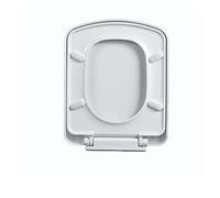 Heavy Duty Rounded Square UF Toilet Seat Soft Close & Thickened Household Toilet Seat Cover with Little Surprise (1 1)