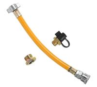 Heavy Duty Rubber Air Line Hose Kit for Trailer Truck Air Systems | Copper Reducing Screw, Quick Connect Use, Supports Dust Blowers, Tyre Inflation, Workshop Tasks, Universal Fitting