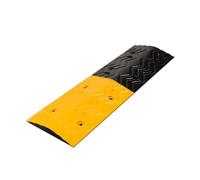 Heavy-Duty Rubber and Plastic Traffic Speed Bumps Thickened Deceleration Strips for Road Safety Connectable Road Protection Blocks (1000x300x40mm)