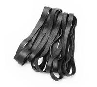 Heavy Duty Rubber Bands 20 Pcs Large Black Thick Elastic Rubber Bands 18 * 1cm Trash Can Band Rope Strong Sturdy Wide Wrapping Bands for Industrial Home Office School File Folders Garbage Can