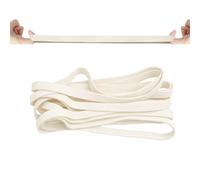 Heavy Duty Rubber Bands 20 Pcs Large Thick Elastic Rubber 30x1.5CM Trash Can Band Rope Strong Durable Wide Wrapping Bands for Industrial Home Office School File Folders Garbage Can -White
