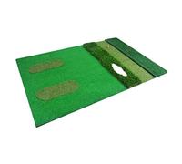 Heavy Duty Rubber Base Golf Practice Mat, Indoor/Outdoor Golf Hitting Putting Swing Practice Mat Green 100x150cm (39.4x59.1 Inches)