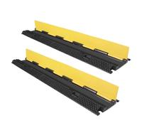 Heavy Duty Rubber Cable Protector Ramp for Asphalt & Concrete | Heavy Duty Rubber Cable Protector Ramp - 1102lbs Capacity for Safe Outdoor Use on Asphalt and Gravel Surfaces