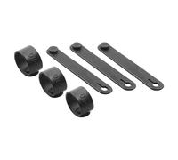 Heavy Duty Rubber Cable Straps Rubber Binding Not Slip Ties Simple Installation for Electric Bikes & Motorcycles Protective Management