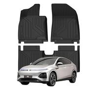 Heavy Duty Rubber Car Floor Mats for Xpeng G6 2023-2025, All Weather Waterproof Floor Liners 3D Full Cover Floor Mats Carpet, Full Set Front and Rear Floor Mats