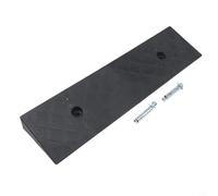 Heavy Duty Rubber Curb Ramp for Cars, 30mm Wheelchair Threshold Ramp with Non-Slip Grid, Driveway For Edge Protector for Scooters and Bikes, Garage Door Sill Riser(Black)