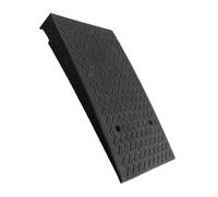 Heavy Duty Rubber Curb Ramp - Non-Slip Threshold Ramp for Vehicles and Wheelchairs - Available in Multiple Heights for Easy Access