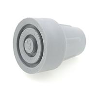 Heavy Duty Rubber Ferrule for Walking Sticks (2 Pack) Type Z - (18mm Grey)