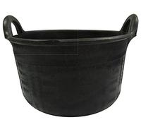 Heavy Duty Rubber Flexi Tub 30L (Builders Storage Bucket with Handles)