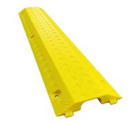 Heavy Duty Rubber Speed Bumps for Traffic Control, Modular Cable Protector ps, Road Humps for Asphalt & Gravel, 100x20x4cm