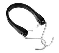 Heavy Duty Rubber Tarp Straps with Hooks for Vehicle Racks | Elastic Cords, Double Hooks, Weather Tolerant Build, Secure Tie-down Use for Boat Docking Deck and Outdoor