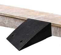 Heavy Duty Rubber Threshold Ramp for Wheelchairs, Scooters, and Mobility Devices - Durable Solution for Home, Garage, and Driveway Access