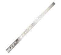 Heavy Duty Ruler - Unit of Measurement Inch & Cm, 20" 50cm Stainless Steel Meter Stick, Thickened 4mm/5mm Design, Centimeter Inch Dual Scale Measuring Tool for Easy (B)