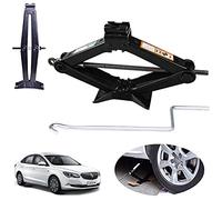 Heavy Duty Rustproof 2 Ton Car Scissor Jack with Crank Handle, Vehicle Lifting Tool Emergency Lifting Jack Lift Wind Up Tools for Vauxhall/Corsa/Astra/Zafira/Insignia/Meriva/Audi A3 A4 A5 Q3 Cars